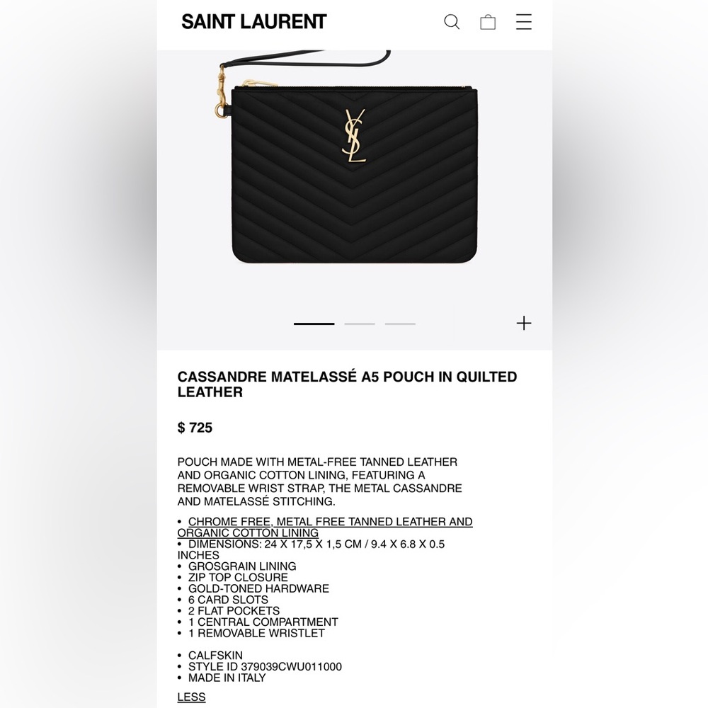 Ysl pouch - Picture 16 of 16